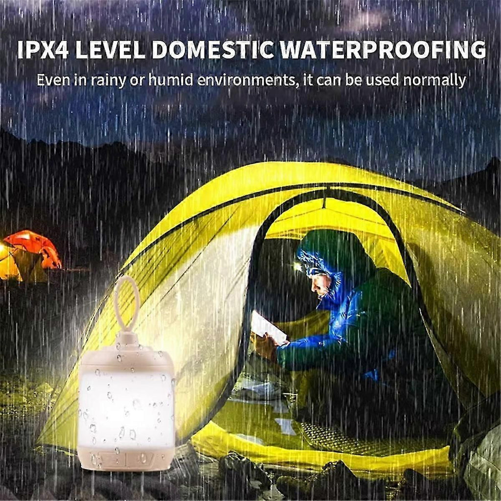 Rechargeable LED Camping Light - USB Portable Emergency Lamp with Mobile Hook, Home Decor Night Light