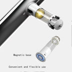 Three Layer Lighting Lighthouse Camping Maglev Camping Atmosphere Breathing Light Home Portable Sleep Light Black