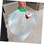 20L Camping Water Bag with Collapsible SpaceSaving Design, Wide Mouth Easy Fill, Reusable for Hiking and Travel