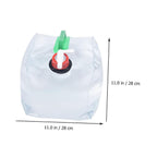 20L Camping Water Bag with Collapsible SpaceSaving Design, Wide Mouth Easy Fill, Reusable for Hiking and Travel