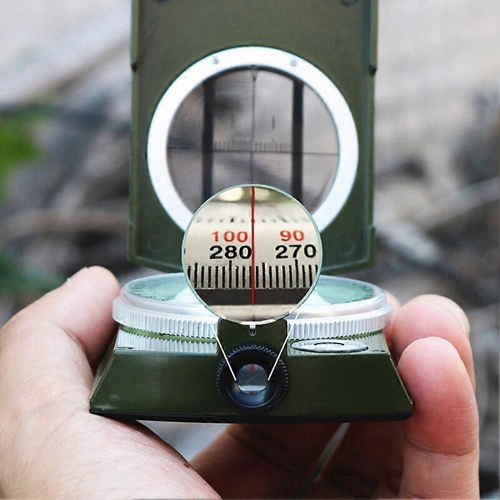 Waterproof High Precision Compass Outdoor Gadget Sports Hiking Mountaineering Professional Metal