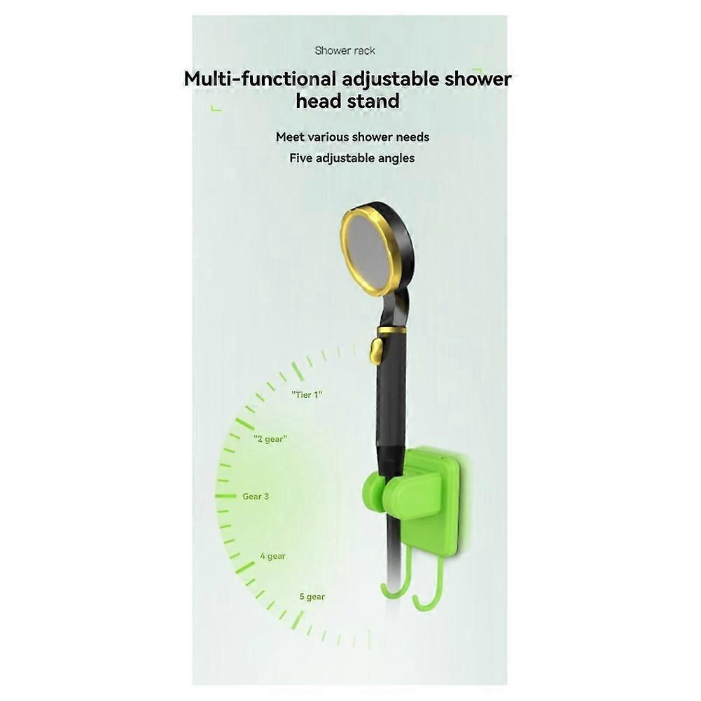 Outdoor Shower Kit Camping Shower Pump Full Screen Digital Display 7800mah Upgraded Low Noice Outdoors Shower Kit Green
