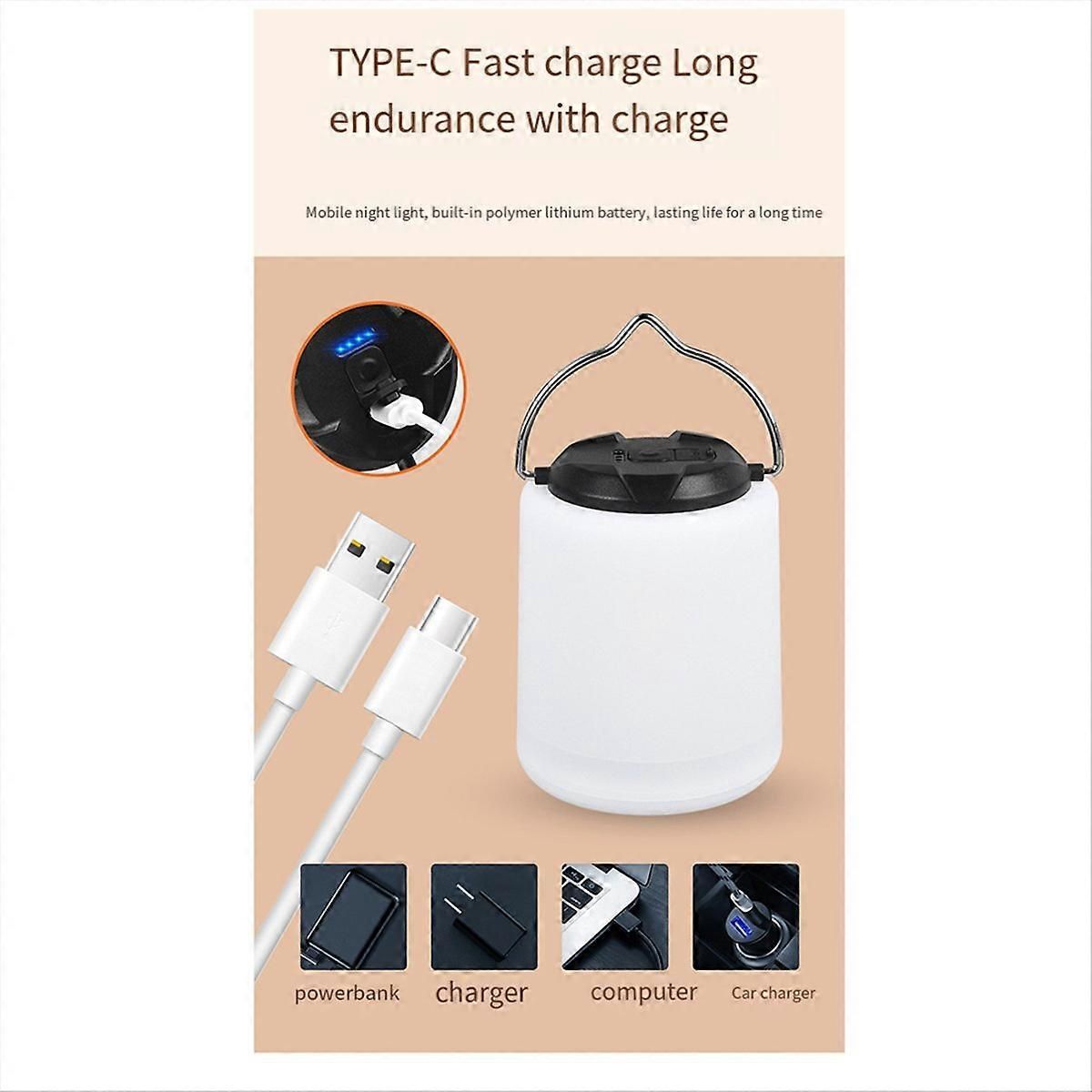 2600 mAh Outdoor Camping Lantern,Camping Hiking Emergency Waterproof Light