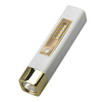 Outdoor Camping Emergency Small Portable Rechargeable Torch 18650 Lithium COB LED Flashlight Gold