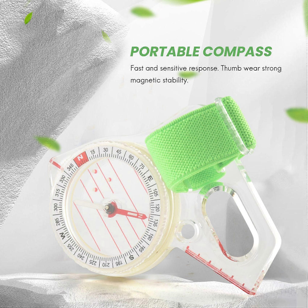 Professional Outdoor Thumb Compass Competition Elite Direction Compass Portable Compass Map Scale