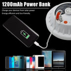 Led Solar Camping Lantern  Portable Waterproof Solar Usb Rechargeable With Remote Control Power Bank Flashlight Survival Kits For Indoor Outdoor Home