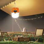 2pcs USB Rechargeable LED Camping Lights Outdoor Camping BBQ Tents Hanging Lantern Emergency Power Bank