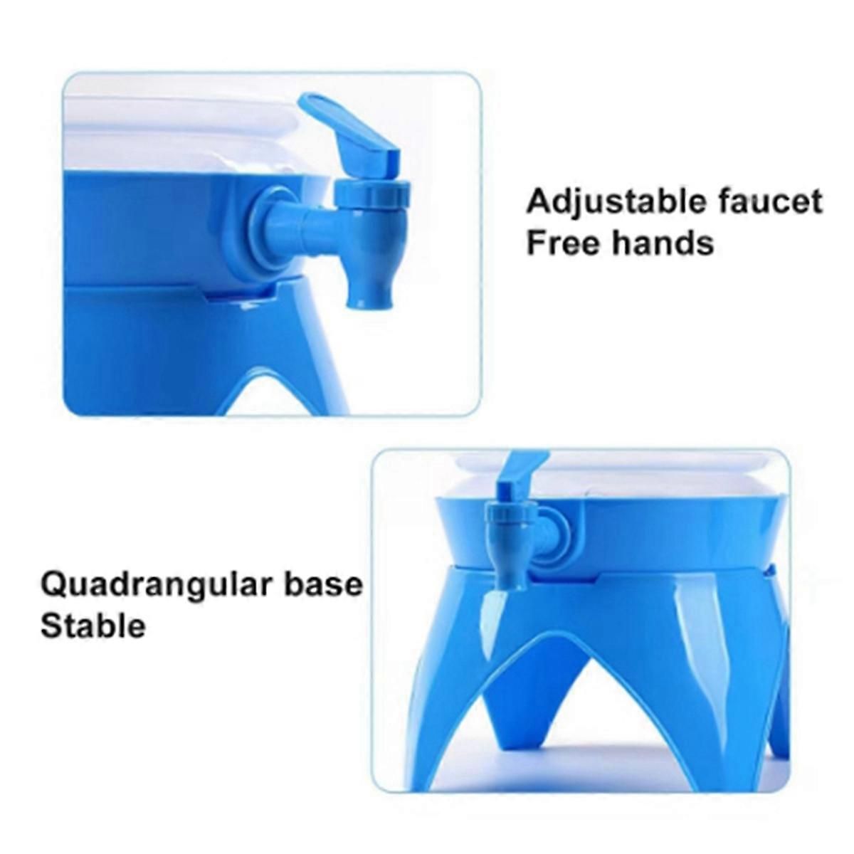 Outdoor Foldable Water Container Camping Folding Water Bucket 5.5L