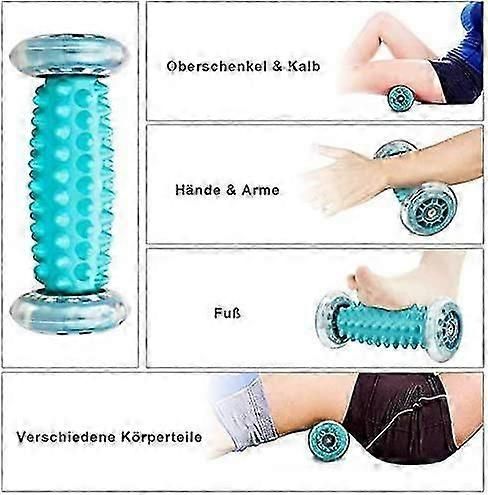 Massage Ball - Plantar Fasciitis Foot Massage Roll and Massage Ball Hedgehog Ball