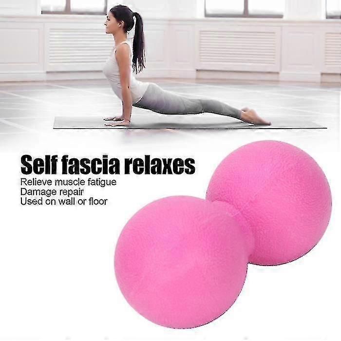 Peanut Massage Ball 3pcs Silicone Massage Ball Peanut Shape Muscle Relaxation Massage Ball