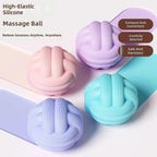 Massage Balls for Deep Tissue Muscle Recovery, Trigger Point Therapy Ball for Back, Neck, Shoulder, Foot and Body Relaxation - Purple