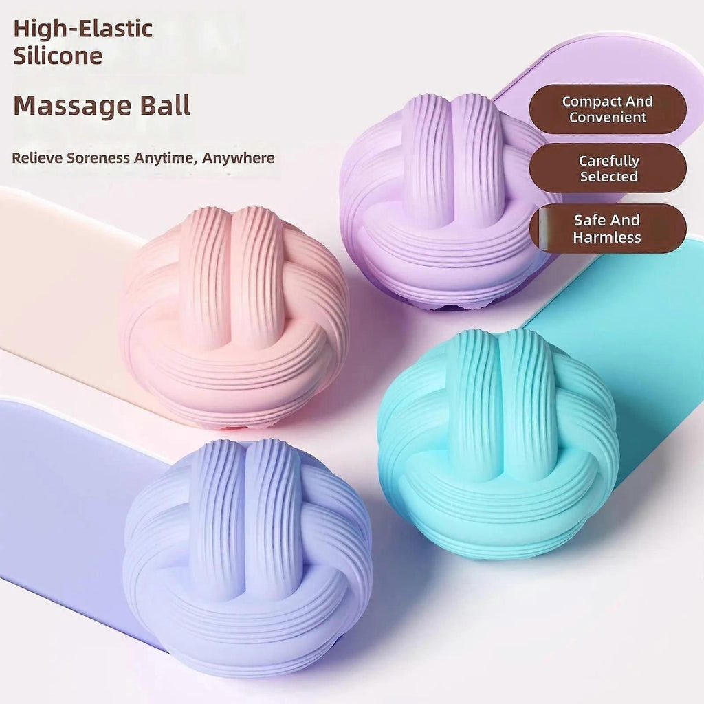 Massage Balls for Deep Tissue Muscle Recovery, Trigger Point Therapy Ball for Back, Neck, Shoulder, Foot and Body Relaxation - Blue