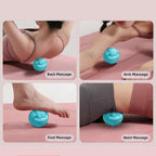 Massage Balls for Deep Tissue Muscle Recovery, Trigger Point Therapy Ball for Back, Neck, Shoulder, Foot and Body Relaxation - Green