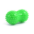 Spiky Peanut Massage Ball Deep Tissue Muscle Roller PVC Foot Massage Ball for Myofascial Release Trigger Point Therapy Yoga Fitness - Green