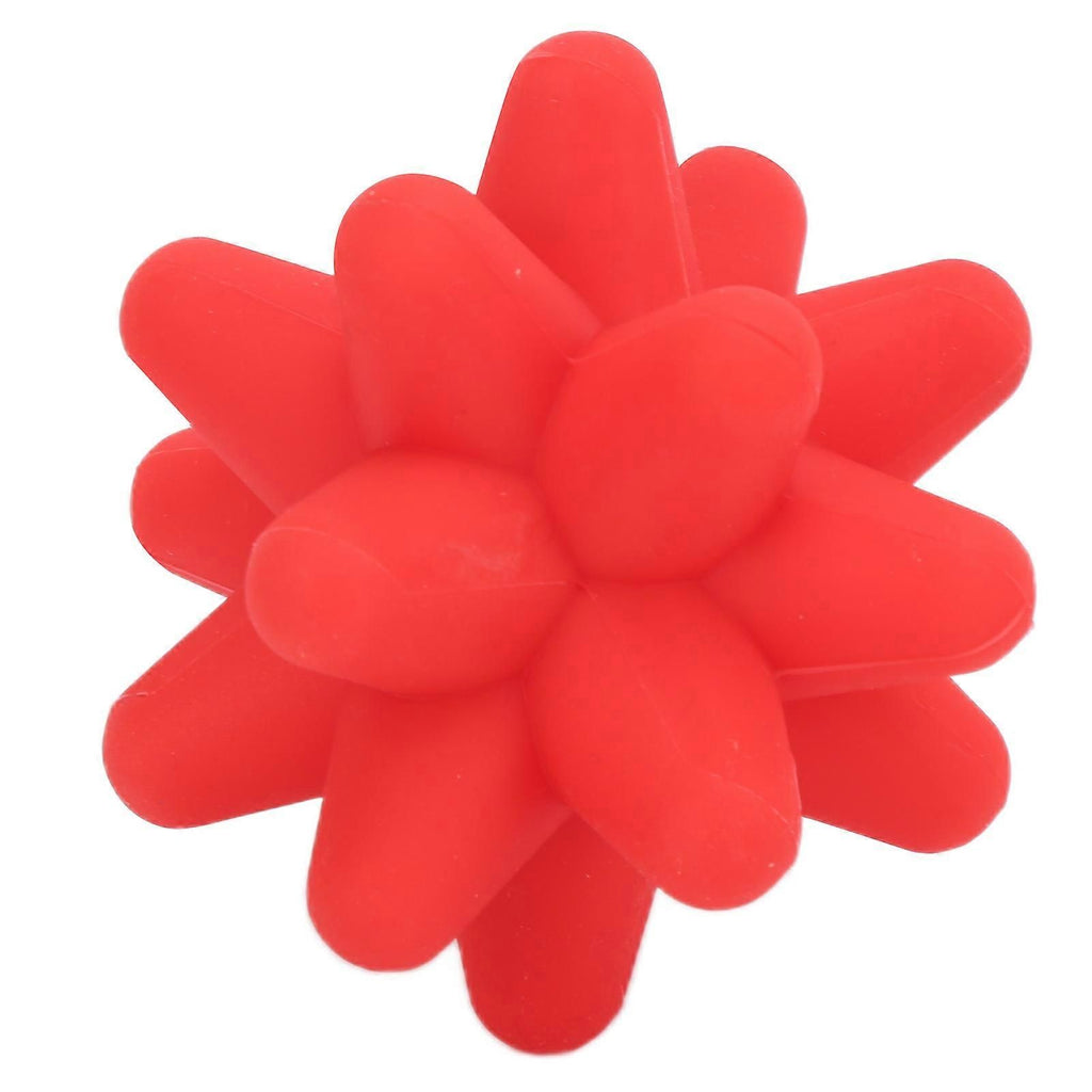 2Pcs Yoga Fitness Muscle Relaxation Hedgehog Massage Ball Portable Acupoint Fascia Massage Ball - Red