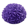 Yoga Hemisphere Massager Pointed Massage Ball Decompression Yoga Massager Exercise Ball Soft and Comfortable - Purple
