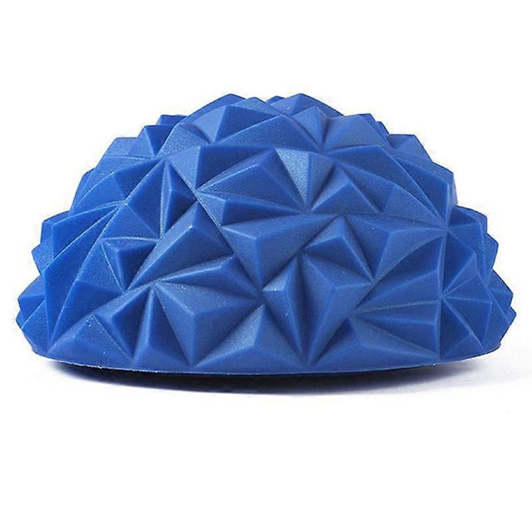 Yoga Hemisphere Massager Pointed Massage Ball Decompression Yoga Massager Exercise Ball Soft and Comfortable - Blue