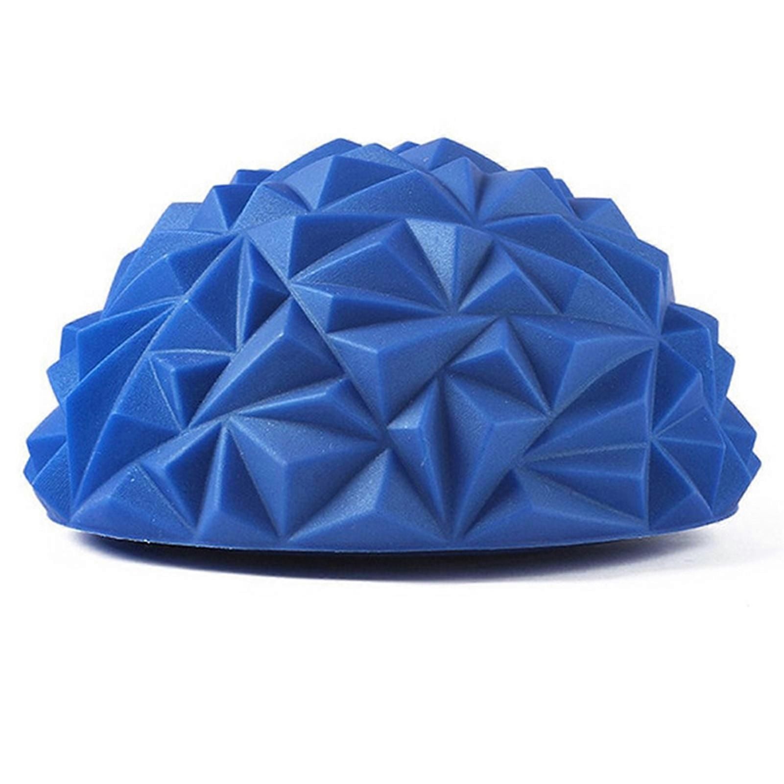 Yoga Hemisphere Massager Pointed Massage Ball Decompression Yoga Massager Exercise Ball Soft and Comfortable - Blue