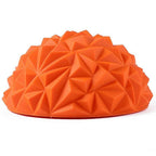 Yoga Hemisphere Massager Pointed Massage Ball Decompression Yoga Massager Exercise Ball Soft and Comfortable - Orange