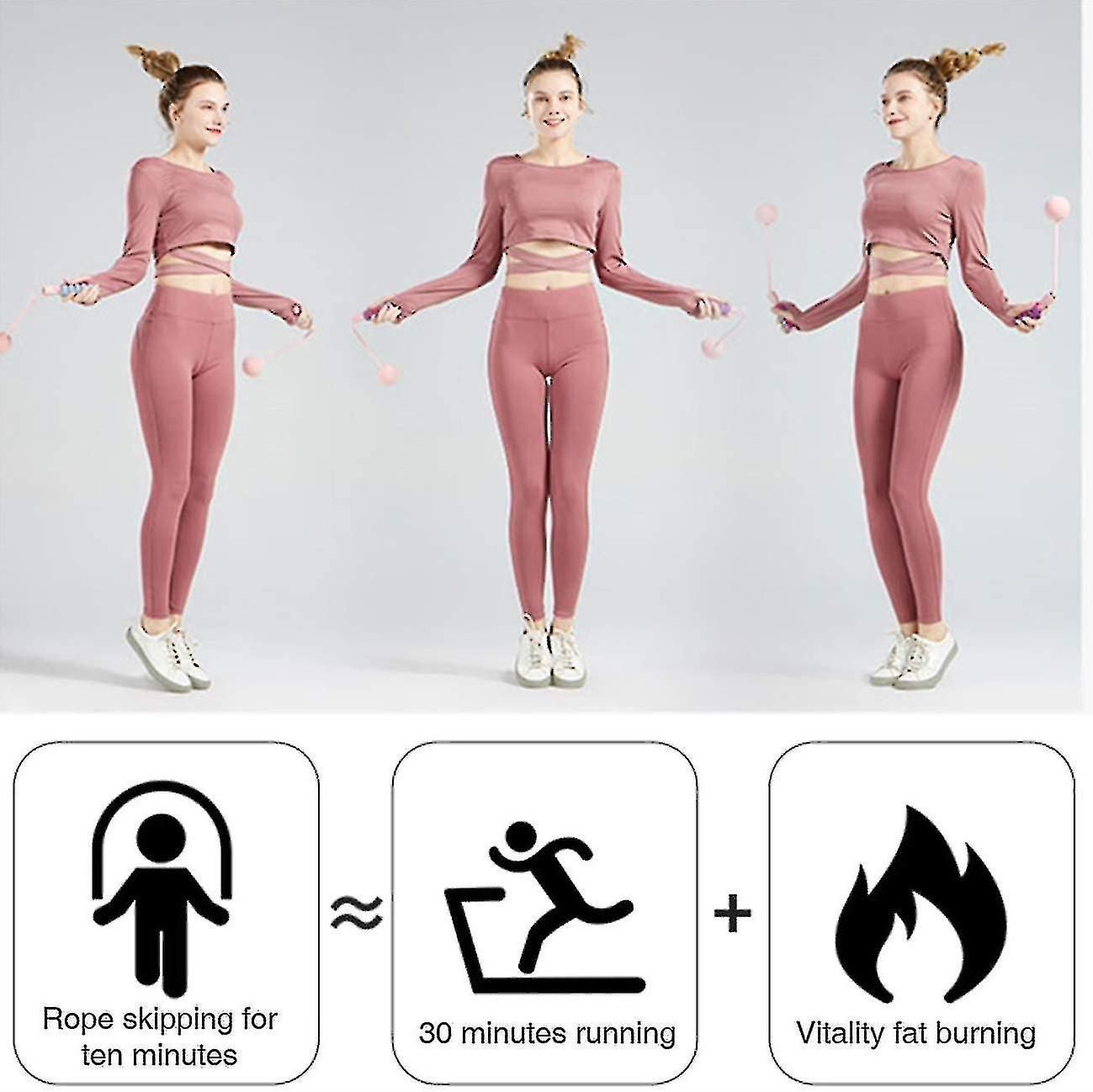 Jumping Rope,rope Ping Weighted Ping Rope, Fast Rope Ping Without Tangles