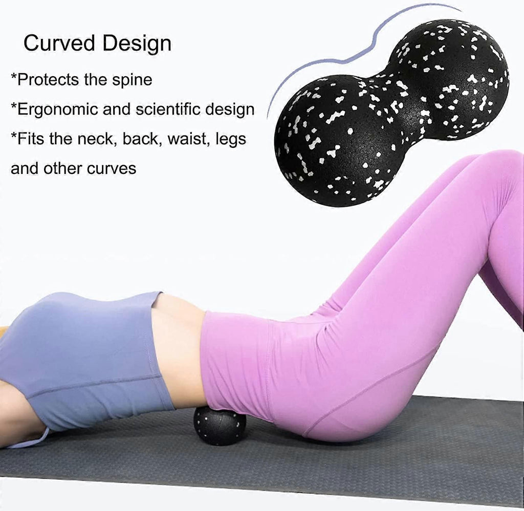 Lacrosse Ball Fascia Ball Massage Ball Peanut Double Massage Ball Tool Ball Massage Ball Massage Trigger Point Massage Balls For Massage Mobility Phys