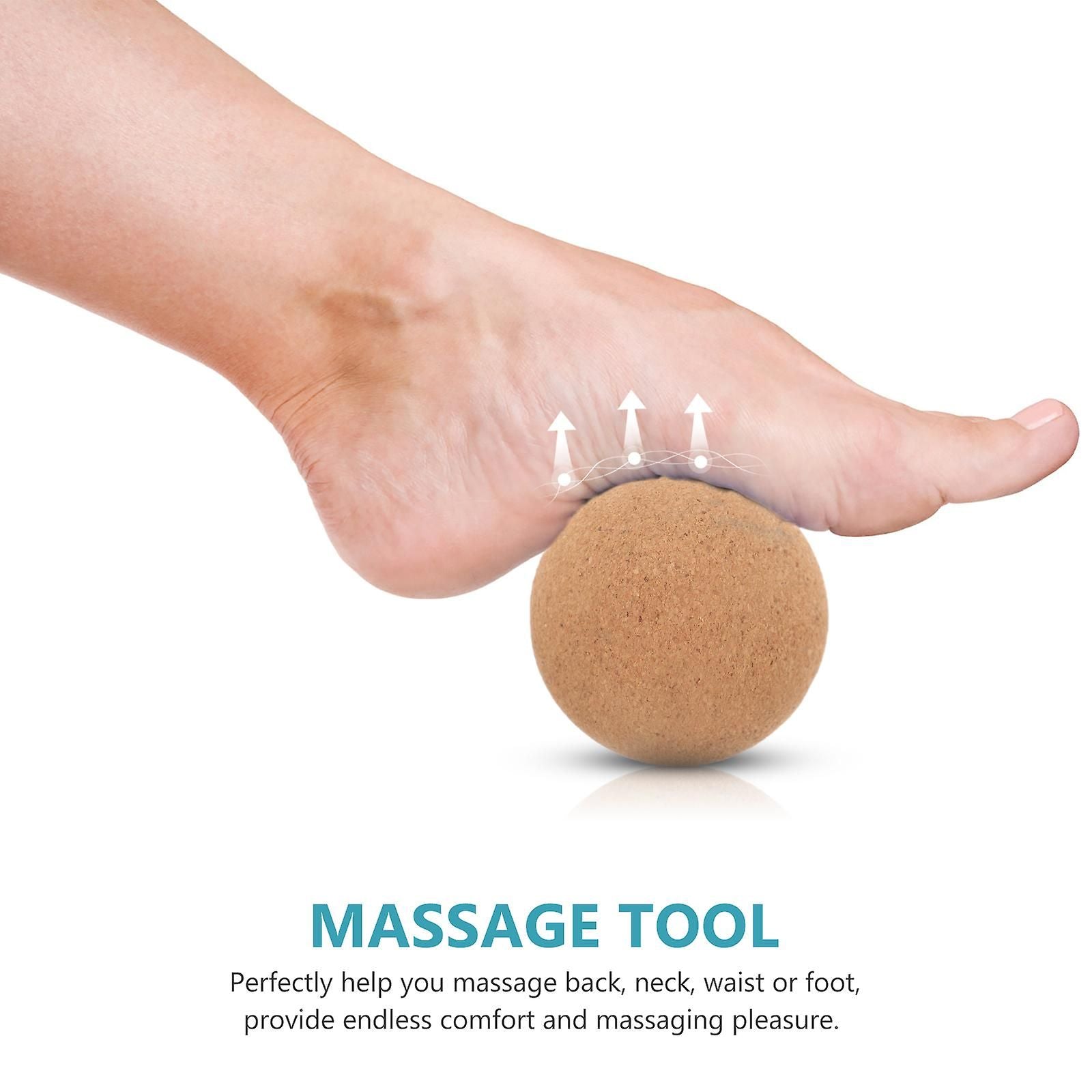 Yoga Massage Ball  Back Waist Neck Massaging Ball Cork Massage Ball Foot Massage Ball