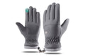 Winter Water Repellent Ski Snow Warm Gloves with Touchscreen Fingers - Gray