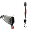Golf Club Cleaning Brush Reel Groove Cleaner Tool -Grey