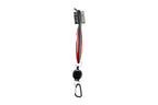 Golf Club Cleaning Brush Reel Groove Cleaner Tool -Red