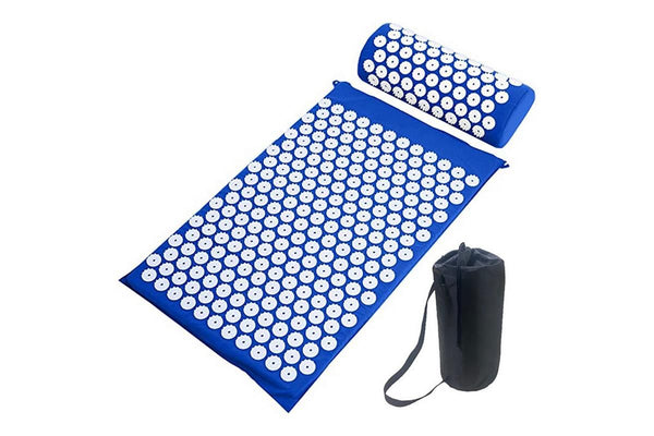 Body Massager Acupressure Cushion Mat(Blue)