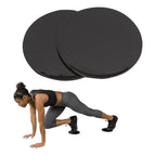 2PCS Gym Training Fitness Exercise Glider Slide Discs Core Slider Workout -Blue