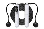 Smart Digital Jump Rope for Accurately Counts Jumps Sets Goals and Monitors Progress -White