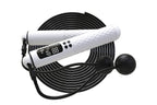 Smart Digital Jump Rope for Accurately Counts Jumps Sets Goals and Monitors Progress -White