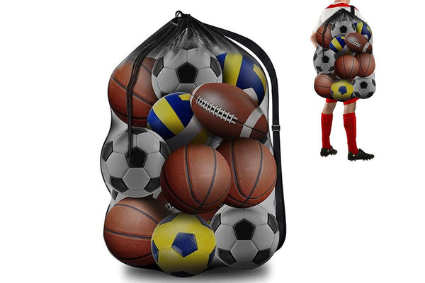 Extra Large Sport Ball Bag With Adjustable Shoulder Strap - Style 1