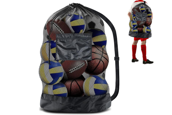 Extra Large Sport Ball Bag With Adjustable Shoulder Strap - Style 2