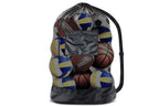 Extra Large Sport Ball Bag Heavy Duty Breathable Mesh Storage Bag With Adjustable Shoulder Strap - Style 2