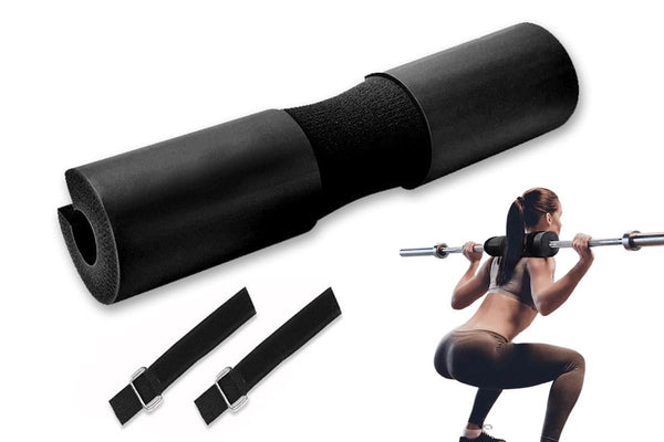 Barbell Pad Shoulder Pad Squat Pad For Weightlifting Lunges And Hip Thrusts -Black