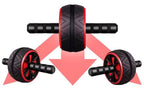 Wide Ab Roller Wheel for Home Gym Core Training - Red
