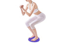 Yoga Training Mat Exercise Balance Stability Cushion Yoga Training Accessories -Purple