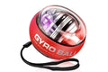 LED Wrist Ball Trainer Auto-Start Wrist Strengthener Gyroscopic Forearm Exerciser Gyro Ball for Strengthen Arms Muscles Wrist -Red