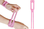 2PCS Ulnar Wrist Support Brace Adjustable for Sports Yoga Fitness - Pink