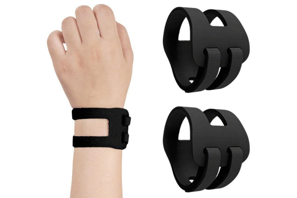 Adjustable Ulnar Wrist Support Brace (Black- 2PCS)