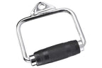 Single D Stirrup Handle with Rubber Grips for Cable Exercise Equipment