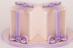 Pedal Resistance Band with Handles Adjustable Detachable Multifunction Pedal Resistance Band for Abs Arms Waist Legs Home Fitness - Purple