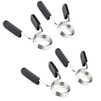 4 Pack 25mm Barbell Spring Clips Gym Weight Lifting Clamps for Dumbbell Bar Lock