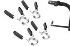 4 Pack 25mm Barbell Spring Clips Gym Weight Lifting Clamps for Dumbbell Bar Lock