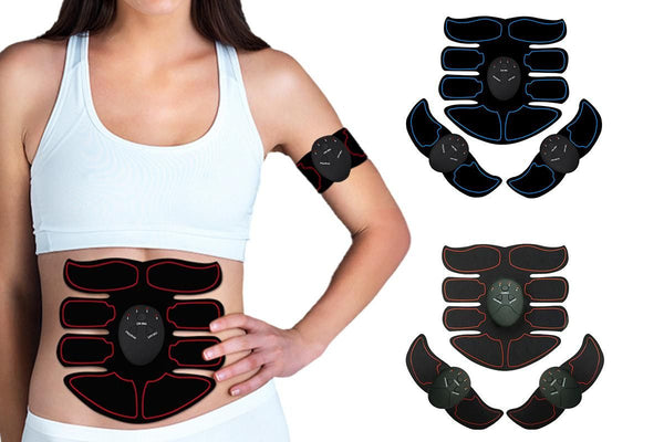 3Pcs Muscle Training ABS Stimulator Stimulator -Red