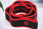 8 Level Yoga Resistance Bands Set 3 Pack Elastic Fitness Stretch Bands