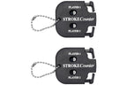 2PCS Golf Score Indicator 2 Player Stroke Counter Golf Handy Count Shot