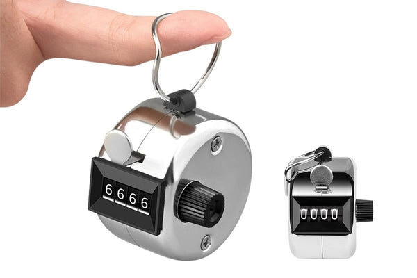 4 Digit Number Clicker Golf Hand Tally Counter